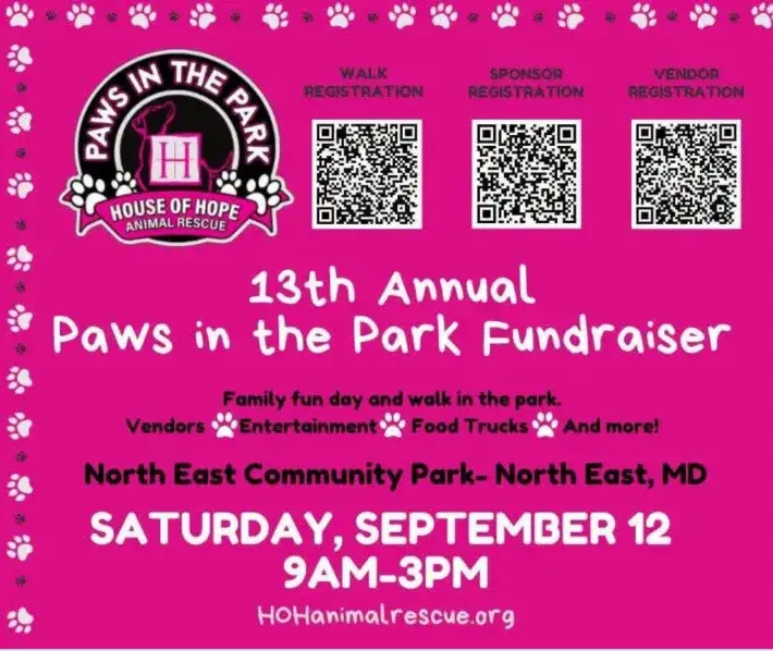 Join MAGSR at Paws in the Park!